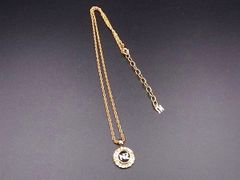 NINA RICCI ニナリッチ ラインストーン ネックレス ペンダント アクセサリー レディース ゴールド系 DP4389