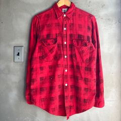 50s 60s POLAR - plaid print flannel shirt - ポーラ ネルシャツ バッファローチェック プリント サンフォライズ加工