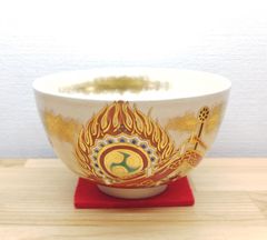 逢絢亭・新品】茶道具 蓋置 京焼 仁清 秋草の図 御室窯 共箱入り