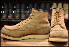 【8.5E 良品 犬タグ】レッドウィング 8173 スエード アイリッシュセッター タンラフアウト モックトゥ ブーツ redwing HOPESMORE【GJ064】