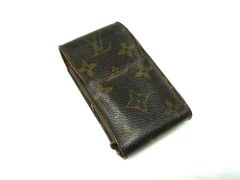 LOUIS VUITTON ルイヴィトン M63024 モノグラム エテュイ シガレットケース タバコケース 煙草入れ ブラウン系 DQ6014