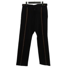 コムデギャルソンオムプリュス COMME des GARCONS HOMME PLUS PG-P013 ほつれ加工 カットオフ スラックス パンツ 黒 ブラック M