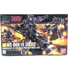 BANDAI/バンダイ 1/144 MS-06R-1A 黒い三連星ザク ZAKUⅡ 機動戦士ガンダム MSV ガンプラ HG 未組立 現状品 ※箱潰れあり