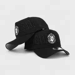 DREAM TEAM / ドリームチーム EMBLEM NEW ERA ９FORTY A-FRAME SNAPBACK CAP キャップ DJ RYOW  ブラック
