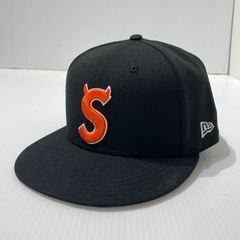 【中古品】 SUPREME シュプリーム 26SS DEVIL SLOGO NEWERA CAP デビル Sロゴ ニューエラ キャップ 帽子 【185-261009-yo-11-teih】