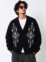 PENDLETON ペンドルトン カーディガン モヘア混 シャギー ニット カーディガン ダブルジャガード ネイティブ柄 6575-6017