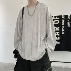 長袖 tシャツメンズ 大きいサイズ 無地 肌着 ゆったり ロングtシャツ 秋冬服 メンズ ph109