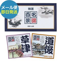 名湯百景 三つ折2包入 GM-2 薬用 入浴剤 (即日発送) 送料無料 (メール便)【 薬用入浴剤 (医薬部外品) 入浴剤 ギフト お風呂 温泉 名湯 温泉の素 _