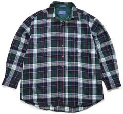 00s メキシコ製 PENDLETONペンドルトン タータンチェック ウールシャツ XL★73 オールド クラシック トラッド アメトラ ビッグサイズ