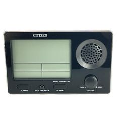 CITIZEN シチズン スーパークリアトーンF 大音量デジタル電波目覚まし時計 8RZ149  ブラック
