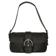COACH　SOHO 1446 Y2K leather shoulder bag vintage black　コーチ　ソーホー　ミニバッグ　ワンショルダー　肩掛け　黒
