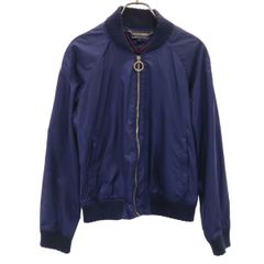 TOMMY HILFIGER トミーヒルフィガー ブルゾン S ネイビー メンズ 古着