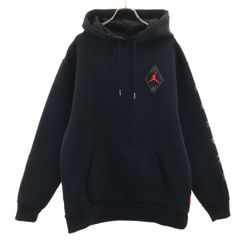 AIR JORDAN エアジョーダン 長袖 パーカー M ブラック NIKE ナイキ メンズ 古着