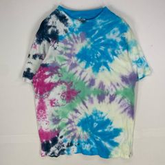古着 80's～90's/80年代～90年代 ヴィンテージ ヘインズ Hanes USA製 半袖Tシャツ ショートスリーブ XL  ホワイト系 タイダイ メンズ