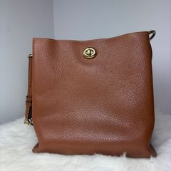 COACH コーチ 55200 チャーリー バケットバッグ 2WAY レザー ブラウン