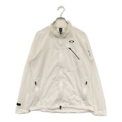 中古 メンズ オークリー OAKLEY フルジップアウター XL ホワイト 白 ダブルジップ 春夏