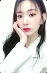 【中古】コレクションカード(女性)/ IZ*ONE/宮脇咲良/右手頬・裏面オレンジ・青/CD「BLOOM*IZ」(I*WILL Ver.)封入特典フォトカード