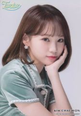 【中古】生写真(女性) IZ＊ONE/キム・チェウォン/バストアップ/IZ*ONE日本1stアルバム「Twelve」ランダム生写真TypeB