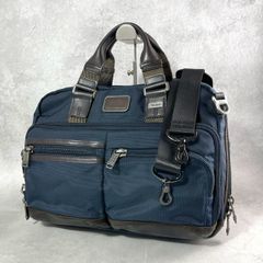 人気✨TUMI トゥミTUMI アルファブラボー アンダーセン スリムコミューターバッグ　ビジネス ブリーフケース 斜め掛け A4 PC 出張　ネイビー