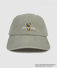 Grateful Dead(グレイトフルデット) ダンシングベア ピグメント加工 コットン 6パネル キャップ / ユニセックス/キャップ/ピグメントキャップ/ロックキャップ/ヴィンテージキャップ/ベースボールキャップ/メンズキャップ/レディースキャップ