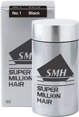 【新品】スーパーミリオンヘアー No.1 ブラック 30g 薄毛隠し ボリュームアップ 増毛パウダー 男女兼用 男性用 女性用 薄毛 抜け毛 円形脱毛症 白髪 ルアン