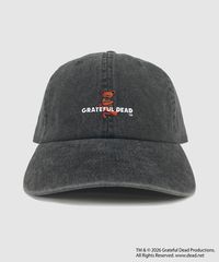 Grateful Dead(グレイトフルデット) ダンシングベア ピグメント加工 コットン 6パネル キャップ / ユニセックス/キャップ/ピグメントキャップ/ロックキャップ/ヴィンテージキャップ/ベースボールキャップ/メンズキャップ/レディースキャップ
