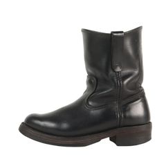 Red Wing レッド ウィング US8E(26.0cm) 00s レザー ペコス ブーツ / 2010年製 Pecos Boots ダブルミッドソールカスタム 8169 ブラック 黒 USA製 ブランド シューズ 靴【メンズ】【中古】