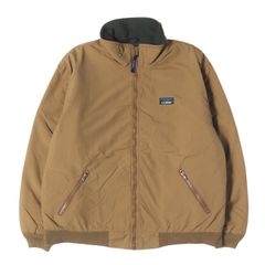L.L.Bean エルエルビーン ジャケット ブラウン グリーン XL相当 90s 裏地フリース ナイロン ウォームアップジャケット WARM-UP JACKET アウター ブルゾン 上着【メンズ】【中古】