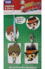 【中古】キーホルダー・マスコット(キャラクター) リボーン＆沢田綱吉 メタル根付＆チャーム 「家庭教師ヒットマンREBORN!」