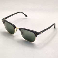 【訳あり】レイバン クラブマスター RB3016 W0365 49□21 サングラス ブラック ゴールド G-15