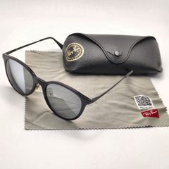 【人気モデル】Ray-Ban レイバン RB4334D 601/80 ブラック 55□19 145 アジアンフィット ボストン 度入り 純正ケース・クロス付き