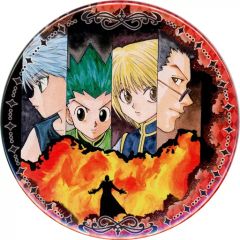 【中古】バッジ・ピンズ ゴン=フリークス＆キルア=ゾルディック＆クラピカ＆レオリオ=パラディナイト(カットイン) 「HUNTER×HUNTER コレクション缶バッジ」