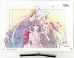 【中古】アクリルスタンド・アクリルパネル かぐや＆酒寄彩葉＆月見ヤチヨ ラフ原画 アクリルパネル 「超かぐや姫!」