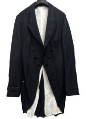 Yohji Yamamoto Y's｜ヨウジヤマモト ワイズ  YN-J02-300 リネン ロングジャケット 燕尾ジャケット