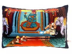 【中古】クッション・本体 リュウ＆ダルシム クッション 「ストリートファイターII」 ラウンドワン限定