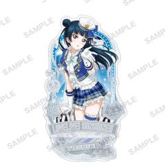 【中古】アクリルスタンド・アクリルパネル 津島善子 きらりんアクリルスタンド Aqours 初期ver. 「ラブライブ!スクールアイドルフェスティバル」