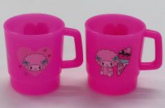 【中古】マグカップ･湯のみ 14.マイスウィートピアノ プラマグセット(2個セット) 「サンリオ当りくじ マイメロディ マイスウィートピアノ 当りくじ」