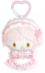 【中古】ぬいぐるみマスコット・ぬいぐるみバッジ マイスウィートピアノ カラビナ付きマスコット ピンク 「マイスウィートピアノ」