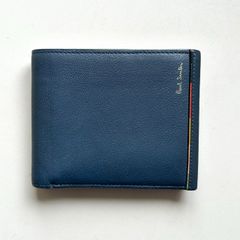 ポールスミス　Paul Smith 二つ折り財布　ブルー系
