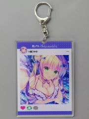 【中古】同人アクセサリー・小物系 【オリジナル】SNS風アクリルキーホルダーE(鷹乃ゆき) 鷹乃ゆきオンラインくじ/メロンブックス
