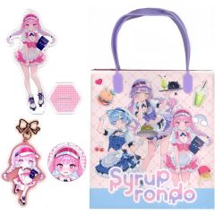 【中古】同人その他雑貨 【ホロライブプロダクション】スタテングッズセット 会場限定 湊あくあセット(楪) ホロクル9th/Syrup rondo