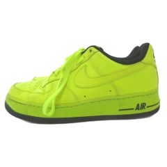 ナイキ NIKE NIKE AIR FORCE 1 LOW "VOLT/VOLT-BLACK スニーカー 24 黄 イエロー /OB ■GY09