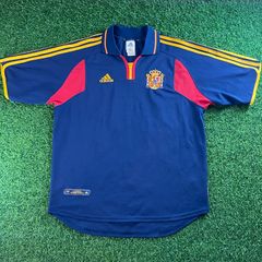 【 正規品 】スペイン代表 2000 - 2001 公式 アウェイ ユニフォーム adidas タグ表記 L (US L) 日本2XO ヴィンテージ