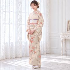 訪問着 フルセット4点（着物・袋帯・帯締め・帯揚げ） 届いてすぐにご