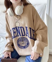 classicalelf × Java 別注 4wayダブルジャガードクルーネックニット レディース M ベージュ 35910011