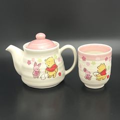 ◼︎未使用保管品◼︎【Disney】くまのプーさん ティーポット 湯呑み セット