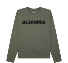 ジルサンダー ロングスリーブ Tシャツ ロングスリーブ TIMEグリーン カラー 出品 Jil sander