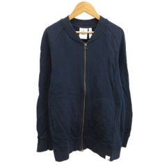 アディダス adidas ジップアップ スタジャン スウェット ブルゾン ジャケット O 紺 ネイビー /RY ■GY74