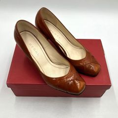 REGAL リーガル パンプス 23.5cm ブラウン エナメル 日本製