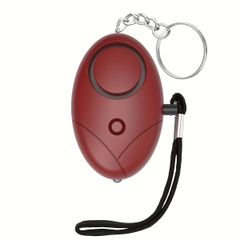 【130dB大音量】パーソナルアラーム 6色選択可 LEDライト付き 防犯ブザー キーホルダー型 緊急サイレン 女性 高齢者 子供向け 護身用 携帯便利【色=黒 / 量=1パック】
